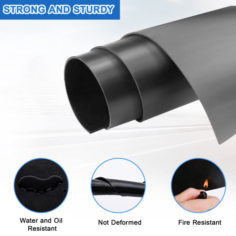 ToLanbbt Neoprene Rubber Sheet Roll - 1/16 Inch Thick x 4 Inch Wide x 10 Feet Long Solid Rubber Gasket Seal for DIY Gaskets  Pads  Seals  Crafts  Flooring  Cushioning of Anti-Vibration  Anti-Slip - Image 5